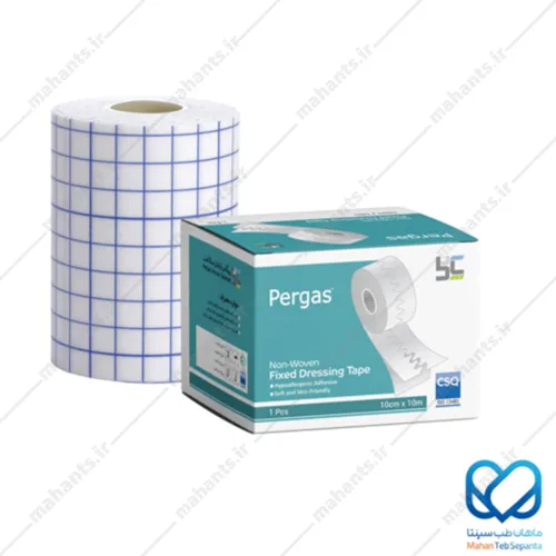 چسب پانسمان حصیری پرگاس سایز 10cm*10m